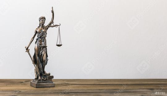 The Statue of Justice - lady justice or Iustitia / Justitia the Roman goddess of Justice, including copy space  : Stock Photo or Stock Video Download rcfotostock photos, images and assets rcfotostock | RC Photo Stock.: