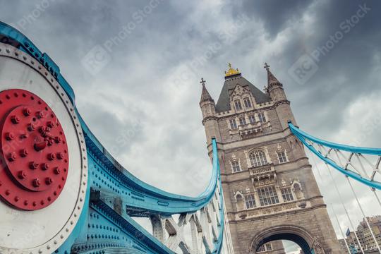 The Tower Bridge in London with dramatic cloudy sky.  : Stock Photo or Stock Video Download rcfotostock photos, images and assets rcfotostock | RC Photo Stock.: