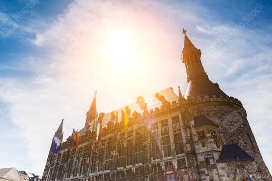 the town hall of aachen in germany  : Stock Photo or Stock Video Download rcfotostock photos, images and assets rcfotostock | RC Photo Stock.: