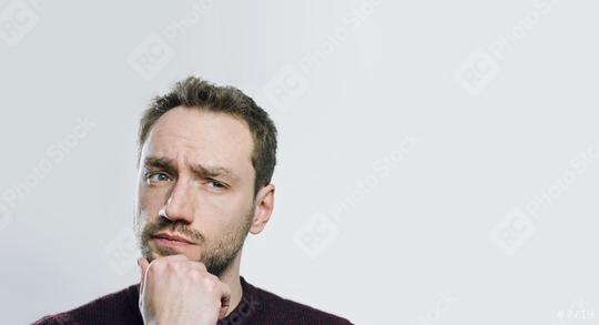Thoughtful man  : Stock Photo or Stock Video Download rcfotostock photos, images and assets rcfotostock | RC Photo Stock.: