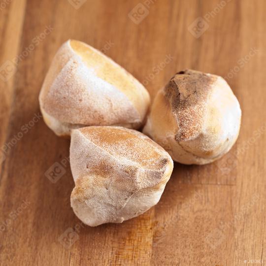 Three pizza buns on wood  : Stock Photo or Stock Video Download rcfotostock photos, images and assets rcfotostock | RC Photo Stock.: