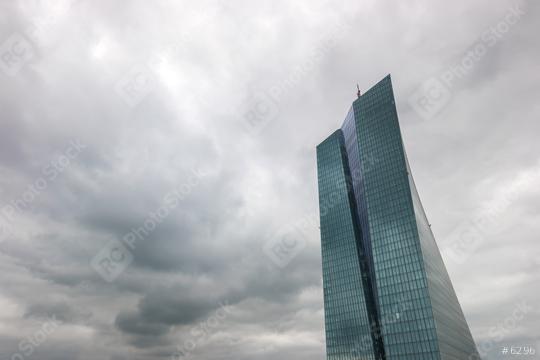 thunderstorm over the headquarters of the European Central Bank or ECB in Frankfurt am Main  : Stock Photo or Stock Video Download rcfotostock photos, images and assets rcfotostock | RC Photo Stock.: