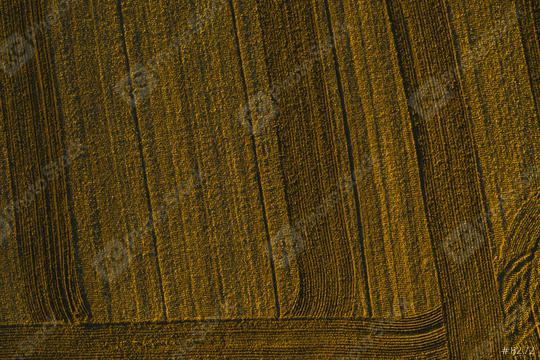 Top Aerial view of furrows row pattern in a plowed field prepared for planting crops in spring. Growing wheat crop in springtime. Aerial view of harvest fields  : Stock Photo or Stock Video Download rcfotostock photos, images and assets rcfotostock | RC-Photo-Stock.: