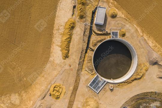 Top down aerial drone image of a sewage treatment (water reclamation) plant Building site  : Stock Photo or Stock Video Download rcfotostock photos, images and assets rcfotostock | RC Photo Stock.: