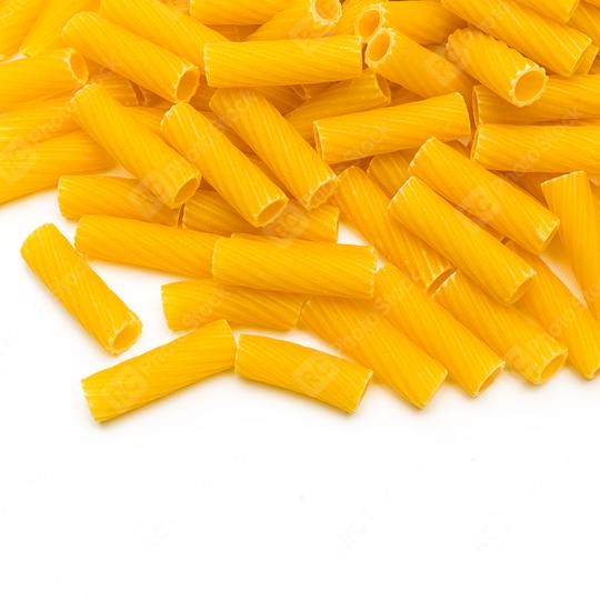 Tortiglioni Noodles isolated on white  : Stock Photo or Stock Video Download rcfotostock photos, images and assets rcfotostock | RC Photo Stock.: