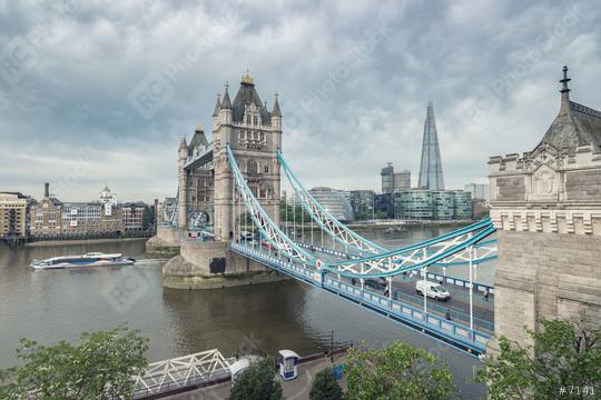 Tower bridge and London city hall with dramatic clouds, UK  : Stock Photo or Stock Video Download rcfotostock photos, images and assets rcfotostock | RC Photo Stock.: