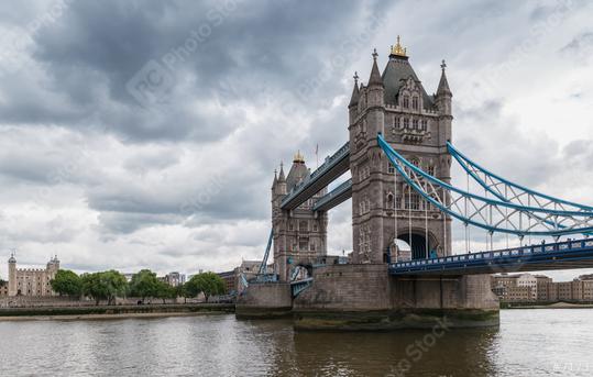 Tower Bridge in London with dramatic cloudy sky, UK  : Stock Photo or Stock Video Download rcfotostock photos, images and assets rcfotostock | RC Photo Stock.: