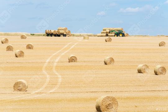 Tractor and trailer with hay bales in rural landscape  : Stock Photo or Stock Video Download rcfotostock photos, images and assets rcfotostock | RC Photo Stock.: