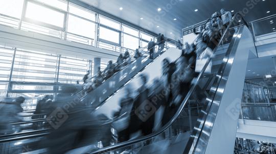 trade fair staircase at Rush Hour  : Stock Photo or Stock Video Download rcfotostock photos, images and assets rcfotostock | RC Photo Stock.:
