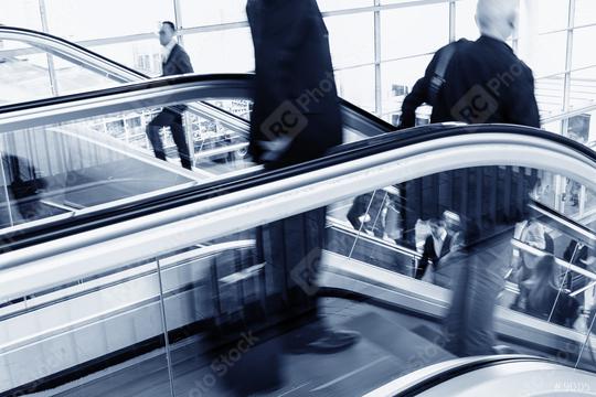 trade fair staircase with blurred people  : Stock Photo or Stock Video Download rcfotostock photos, images and assets rcfotostock | RC Photo Stock.: