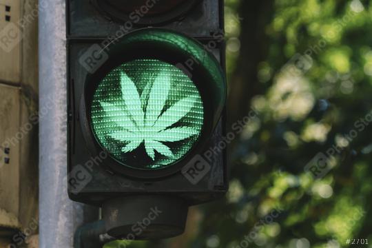 traffic light with cannabis sign - legalize it concept image  : Stock Photo or Stock Video Download rcfotostock photos, images and assets rcfotostock | RC Photo Stock.: