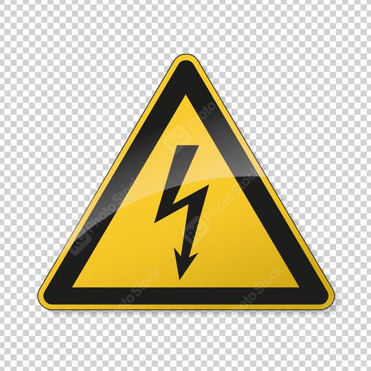 traffic sign attention. German traffic sign of danger or Danger zone on checked transparent background. Vector illustration. Eps 10 vector file.  : Stock Photo or Stock Video Download rcfotostock photos, images and assets rcfotostock | RC Photo Stock.: