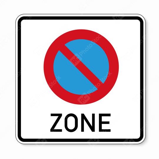 traffic sign bicycle area. German sign at a bicycle zone on white background. Vector illustration. Eps 10 vector file.  : Stock Photo or Stock Video Download rcfotostock photos, images and assets rcfotostock | RC Photo Stock.: