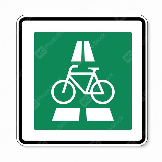 traffic sign Cycle expressway. German sign for express bicycles on this way on white background. Vector illustration. Eps 10 vector file.  : Stock Photo or Stock Video Download rcfotostock photos, images and assets rcfotostock | RC Photo Stock.: