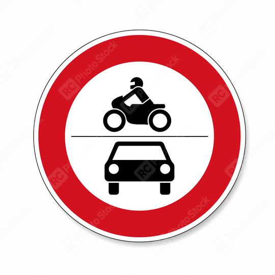 traffic sign forbidden entrance car and motorcycle. German traffic sign (prohibition of traffic): ban on motorcycles and motor vehicles on white background. Vector illustration. Eps 10 vector file.  : Stock Photo or Stock Video Download rcfotostock photos, images and assets rcfotostock | RC Photo Stock.:
