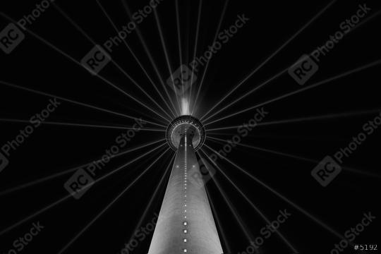 TV Tower dusseldorf in black and white colors, germany  : Stock Photo or Stock Video Download rcfotostock photos, images and assets rcfotostock | RC Photo Stock.: