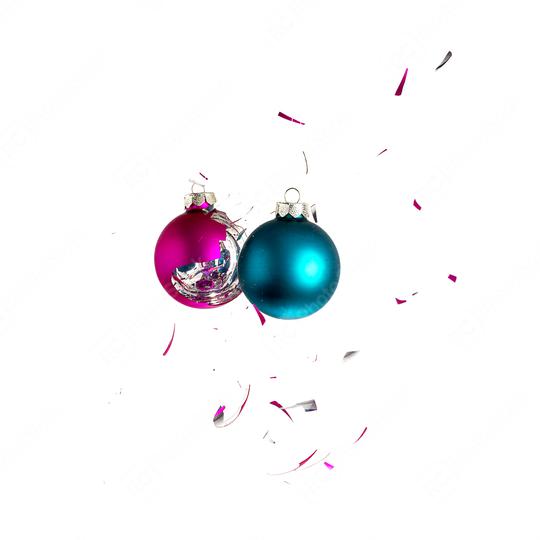 Two christmas balls collides  : Stock Photo or Stock Video Download rcfotostock photos, images and assets rcfotostock | RC Photo Stock.:
