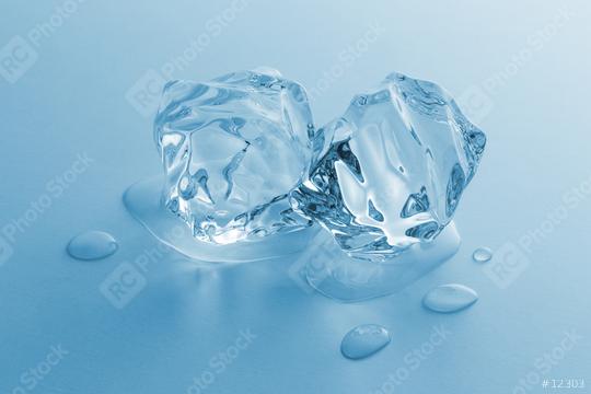 two melting ice cubes  : Stock Photo or Stock Video Download rcfotostock photos, images and assets rcfotostock | RC Photo Stock.: