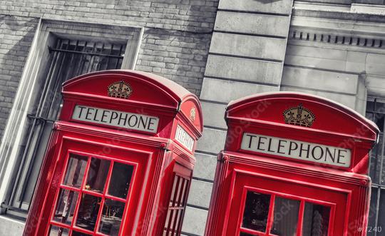 typical red telephone booths in London  : Stock Photo or Stock Video Download rcfotostock photos, images and assets rcfotostock | RC Photo Stock.: