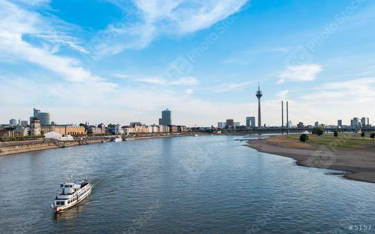 Typical view of the skyline of Dusseldorf in Germany  : Stock Photo or Stock Video Download rcfotostock photos, images and assets rcfotostock | RC Photo Stock.: