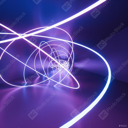 ultraviolet neon square roundet lines, glowing lines, tunnel, corridor, virtual reality, abstract fashion background, violet neon lights, arch, pink blue vibrant colors, laser show  : Stock Photo or Stock Video Download rcfotostock photos, images and assets rcfotostock | RC Photo Stock.: