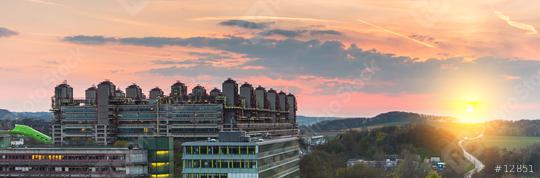 university hospital aachen at sunset  : Stock Photo or Stock Video Download rcfotostock photos, images and assets rcfotostock | RC Photo Stock.: