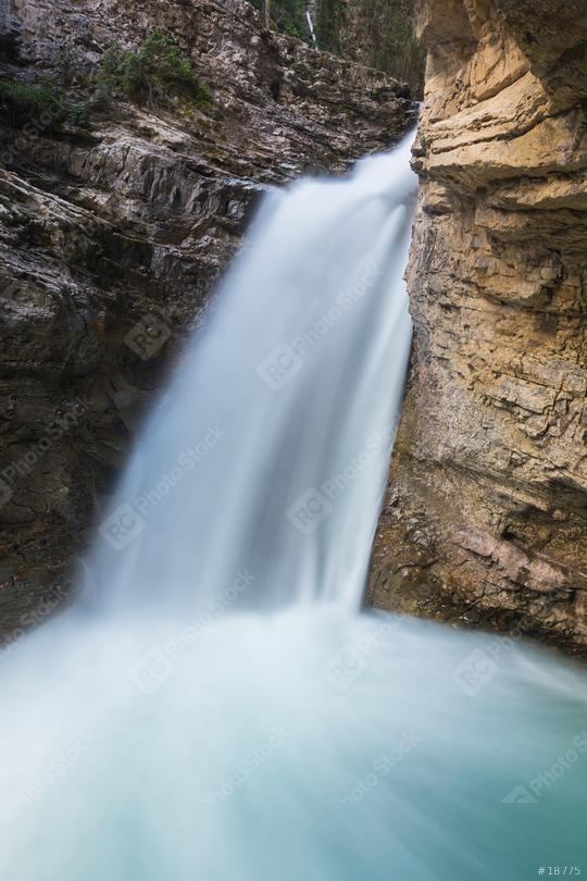 Upper Falls Johnston Canyon at the rocky mountains in banff canada  : Stock Photo or Stock Video Download rcfotostock photos, images and assets rcfotostock | RC Photo Stock.: