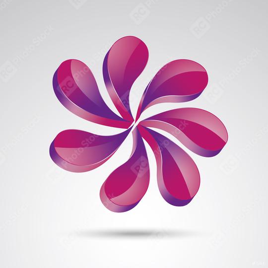 vector abstract pink beauty or cosmetics 3d icon, logo isolated design. Vector illustration. Eps 10 vector file.  : Stock Photo or Stock Video Download rcfotostock photos, images and assets rcfotostock | RC Photo Stock.: