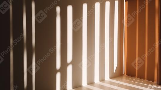 Vertical light streaks cast on a soft-hued wall by an unseen window  : Stock Photo or Stock Video Download rcfotostock photos, images and assets rcfotostock | RC Photo Stock.:
