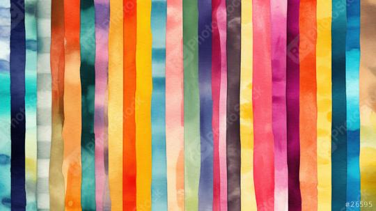 Vertical watercolor stripes in diverse, rich colors  : Stock Photo or Stock Video Download rcfotostock photos, images and assets rcfotostock | RC Photo Stock.:
