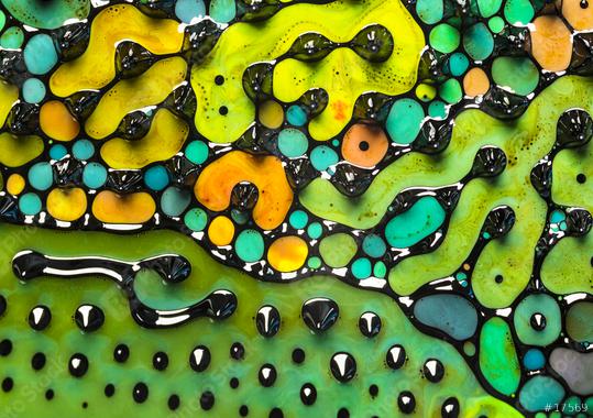 Very beautiful Abstract art. Style incorporates swirl, artistic design with colorful oil colors forming amazing intricate structures with ferrofluid   : Stock Photo or Stock Video Download rcfotostock photos, images and assets rcfotostock | RC-Photo-Stock.:
