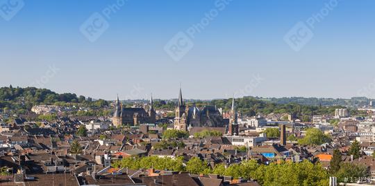 view of Aachen (aix-la-chapelle) at summer  : Stock Photo or Stock Video Download rcfotostock photos, images and assets rcfotostock | RC Photo Stock.: