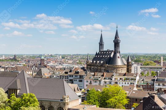 view of aachen with town hall  : Stock Photo or Stock Video Download rcfotostock photos, images and assets rcfotostock | RC Photo Stock.:
