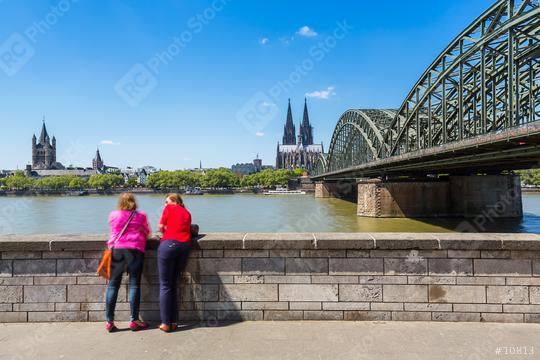 view of cologne at summer  : Stock Photo or Stock Video Download rcfotostock photos, images and assets rcfotostock | RC Photo Stock.: