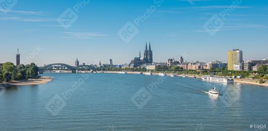 view of Cologne city with cathedral at summer  : Stock Photo or Stock Video Download rcfotostock photos, images and assets rcfotostock | RC Photo Stock.: