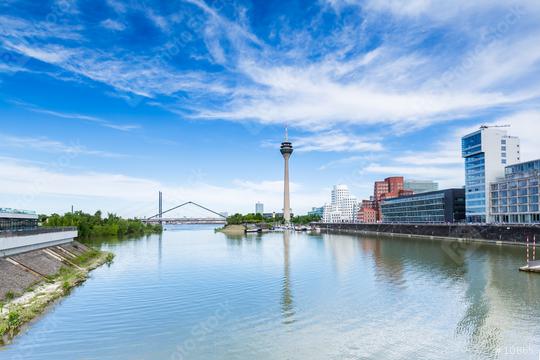 View of Dusseldorf at summer time  : Stock Photo or Stock Video Download rcfotostock photos, images and assets rcfotostock | RC Photo Stock.: