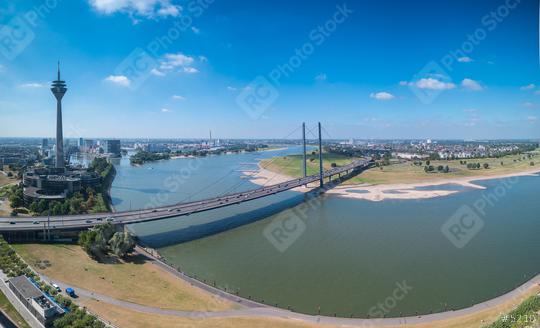 view of Dusseldorf at the rhine shore panorama  : Stock Photo or Stock Video Download rcfotostock photos, images and assets rcfotostock | RC Photo Stock.: