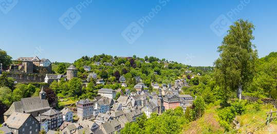 view of the historic city of Monschau at summer  : Stock Photo or Stock Video Download rcfotostock photos, images and assets rcfotostock | RC Photo Stock.: