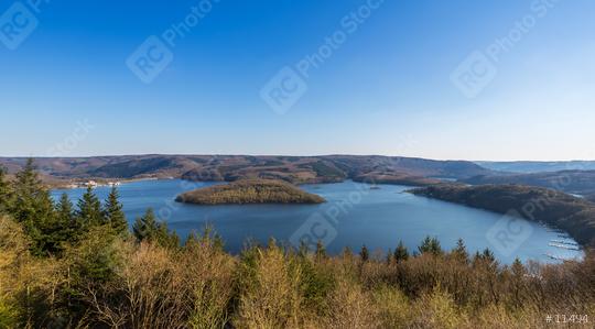 view of the Rursee at the Eifel  : Stock Photo or Stock Video Download rcfotostock photos, images and assets rcfotostock | RC Photo Stock.: