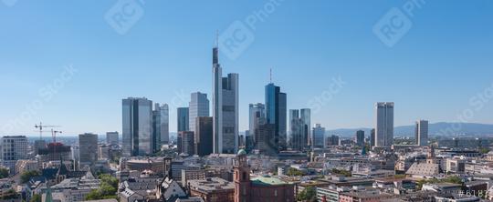 View of the skyline of Frankfurt  : Stock Photo or Stock Video Download rcfotostock photos, images and assets rcfotostock | RC Photo Stock.: