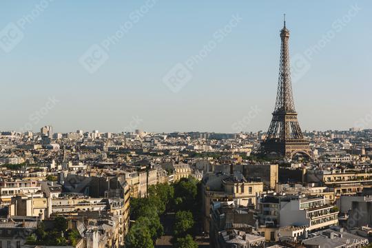 View on Eiffel tower at sunset, Paris, France  : Stock Photo or Stock Video Download rcfotostock photos, images and assets rcfotostock | RC Photo Stock.: