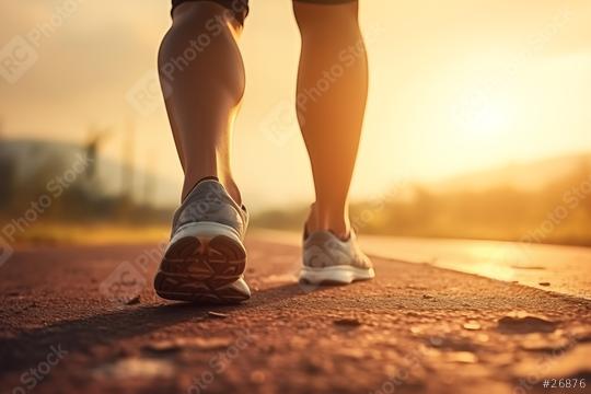 Walking shoes on a path at sunset
  : Stock Photo or Stock Video Download rcfotostock photos, images and assets rcfotostock | RC Photo Stock.: