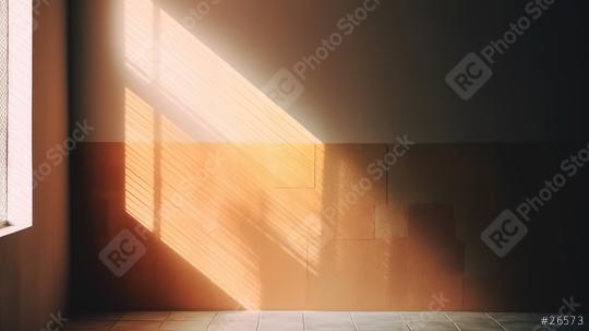 Warm sunlight filters through a window, casting sharp shadows on the wall  : Stock Photo or Stock Video Download rcfotostock photos, images and assets rcfotostock | RC Photo Stock.: