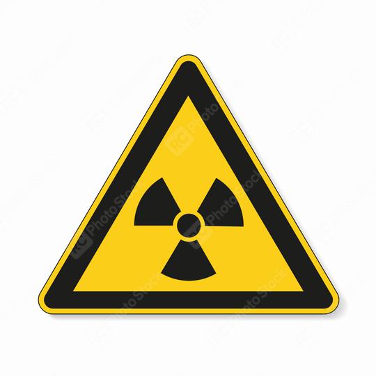 Warning radioactive zone. Safety signs, warning Sign or Danger symbol BGV hazard pictogram, for Radioactivity. Dangerous radiation area on white background. Vector EPS 10.  : Stock Photo or Stock Video Download rcfotostock photos, images and assets rcfotostock | RC Photo Stock.: