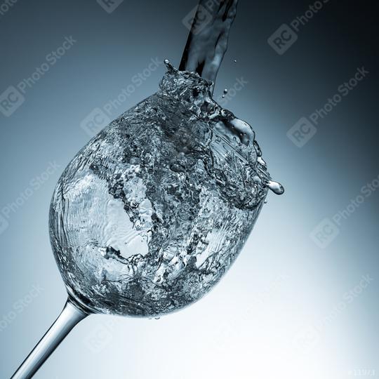 wash wine glass with water  : Stock Photo or Stock Video Download rcfotostock photos, images and assets rcfotostock | RC Photo Stock.: