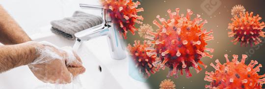 Washing hands man rinsing soap with running water at sink, Coronavirus 2019-ncov prevention hand hygiene. Corona Virus pandemic protection by cleaning hands frequently.  : Stock Photo or Stock Video Download rcfotostock photos, images and assets rcfotostock | RC Photo Stock.: