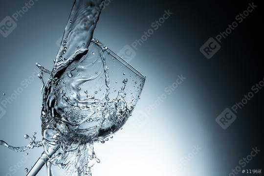 water collides with a wineglass  : Stock Photo or Stock Video Download rcfotostock photos, images and assets rcfotostock | RC Photo Stock.: