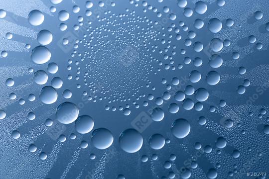 waterdrops in a circular rain effect lotus on blue background  : Stock Photo or Stock Video Download rcfotostock photos, images and assets rcfotostock | RC Photo Stock.: