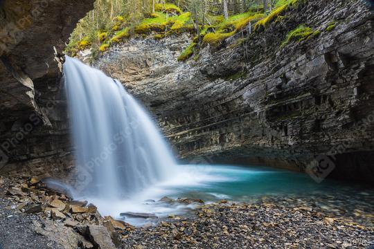 Waterfall at the Johnston Canyon in banff Canada   : Stock Photo or Stock Video Download rcfotostock photos, images and assets rcfotostock | RC Photo Stock.: