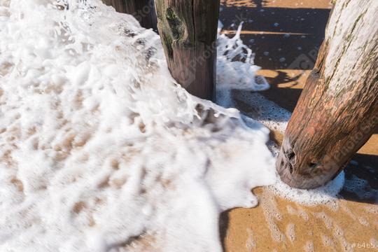 wave froth between wave breakers  : Stock Photo or Stock Video Download rcfotostock photos, images and assets rcfotostock | RC Photo Stock.: